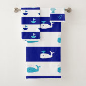Nautical Fun-handdoeken Bad Handdoek (Insitu)