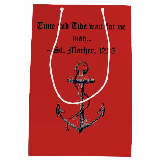 Nautical Gift Bag Medium Cadeauzakje (Achterkant)