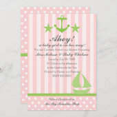 Nautical Girl Kaart (Voorkant / Achterkant)