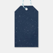 Nautical Girl Monkey Pink Birthday Party Hartelijk Cadeaulabel (Achterkant)