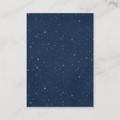 Nautical Girl Monkey Red en Navy Diaper Raffle Informatiekaartje (Achterkant)