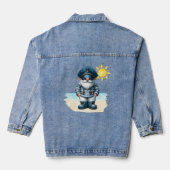 Nautical Gnome Vrouwen Denim Jas Denim Jacket (Achterkant)