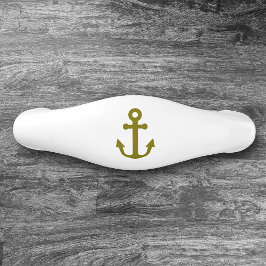 Nautical Gold Anchor Keramische Ladegreep