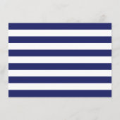 Nautical Gold Anchor, marine & Gold Wedding Detail Informatiekaartje (Achterkant)