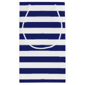  Nautical Gold Anchor, marine & Gold Wedding Klein Cadeauzakje (Achterkant)