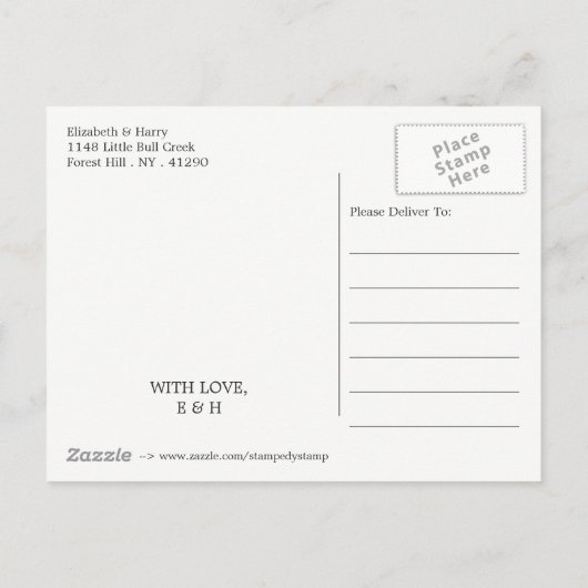 Nautical Gold Anchor, Navy & Gold Save The Date Aankondigingskaart (Achterkant)