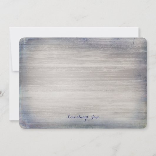 Nautical Gold Anchor wordt je mijn bruidsmeisje Kaart (Achterkant)