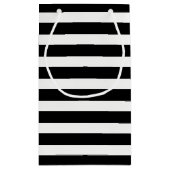  Nautical Gold Anchor, zwart & goudweddenschap Klein Cadeauzakje (Achterkant)