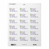 Nautical gold boat/ship anchor/seaweed image  etiket (Full Sheet)