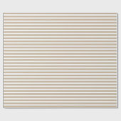 Nautical Gold Stripes Cadeaupapier (Vlak)