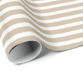 Nautical Gold Stripes Cadeaupapier (Rol Hoek)