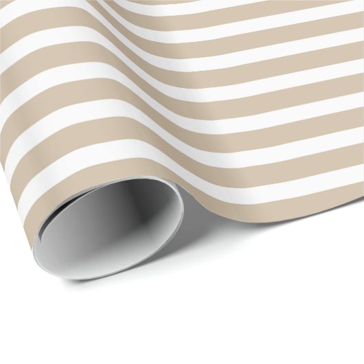 Nautical Gold Stripes Cadeaupapier (Rol Hoek)