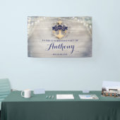 Nautical Golden Anchor Party Welkomstteken Spandoek (Beurs)