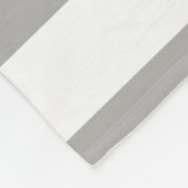 Nautical Grey  Schooner Ship & Family Name Fleece Deken (Hoek)