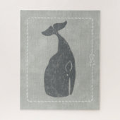 Nautical Grey Whale Legpuzzel (Verticaal)