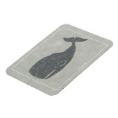 Nautical Grey Whale Magneet (Linkerzijde)