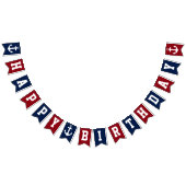 Nautical Happy Birthday Vlaggetjes (Alle)