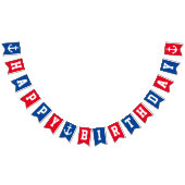 Nautical Happy Birthday Vlaggetjes (Alle)
