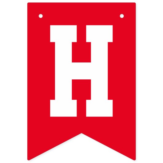 Nautical Happy Birthday Vlaggetjes (Tweede vlag)