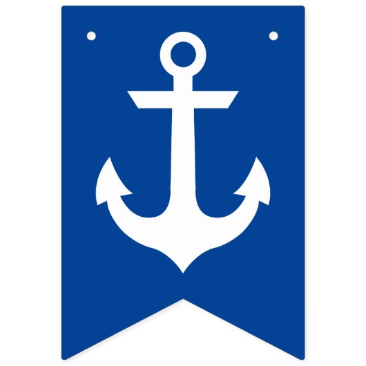 Nautical Happy Birthday Vlaggetjes (Eerste vlag)