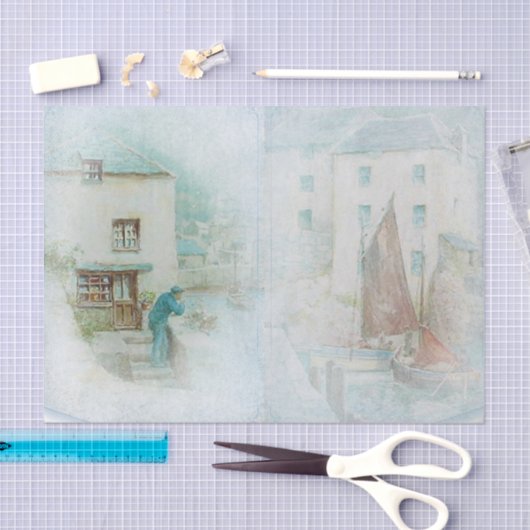 Nautical Harbor Design Series 5 Tissuepapier (Craft)