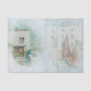 Nautical Harbor Design Series 5 Tissuepapier