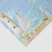 Nautical Harbour Design Serie 10 Tissuepapier (Detail)