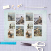 Nautical Harbour Design Serie 12 Tissuepapier (Craft)