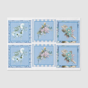 Nautical Harbour Design Serie 13 Tissuepapier