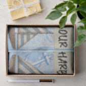Nautical Harbour Design Serie 14 Tissuepapier (Geschenk)