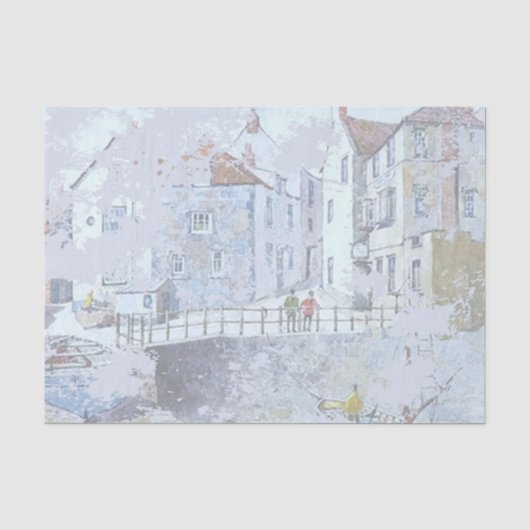 Nautical Harbour Design Serie 1 Tissuepapier (Voorkant)
