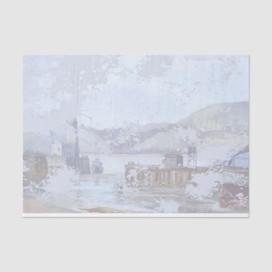 Nautical Harbour Design Serie 2 Tissuepapier (Voorkant)