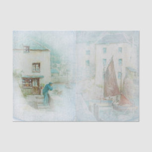 Nautical Harbour Design Serie 5 Tissuepapier