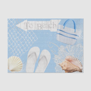 Nautical Harbour Design Serie 9 Tissuepapier