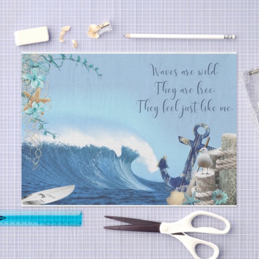 Nautical Harbour Design Series 11 Tissuepapier (Craft)