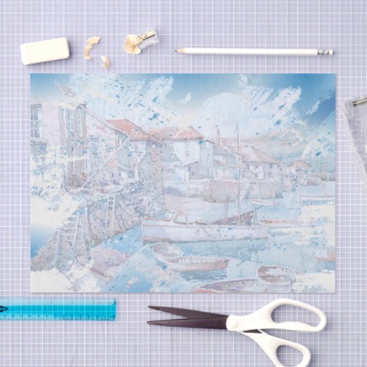 Nautical Harbour Design Series 3 Tissuepapier (Craft)