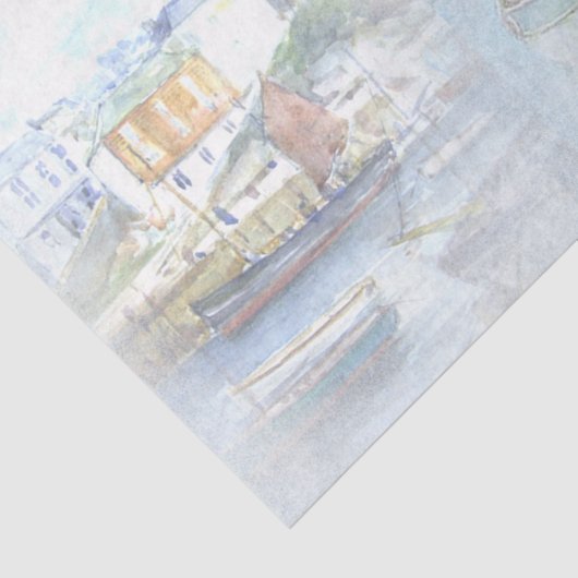 Nautical Harbour Design Series 4 Tissuepapier (Detail)