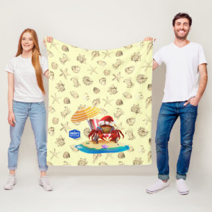 Nautical Haven Wildlife Fleece Deken