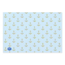 Nautical Haven Wrapping Paper Flat Sheet Set van 3