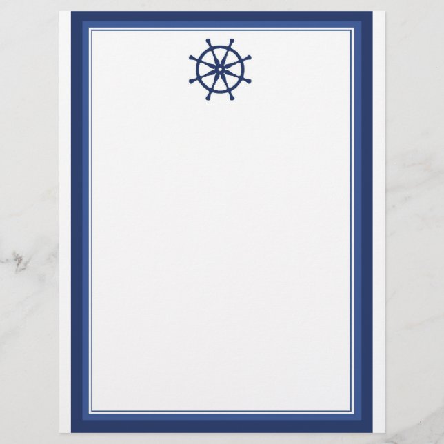 Nautical Helm Letterhead (Voorkant)