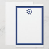 Nautical Helm Stationery Briefpapier (Voorkant / Achterkant)