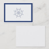 Nautical Helm Visitekaartje (Voorkant / Achterkant)