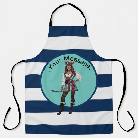 Nautical High Zeeen Lady Pirate Schort (Voorkant)