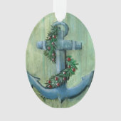Nautical Holiday Anchor Ornament (voorkant)