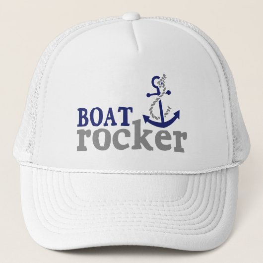 Nautical Humor Boat Rocker Trucker Pet (Voorkant)