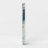 Nautical iPhone Case with Blue Anchor (Achterkant/links)