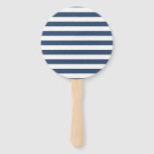 Nautical Jongen Baby Shower Favor Handwaaier (Achterkant)