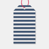 Nautical Jongens Baby Shower Bedankt Cadeaulabel (Achterkant)