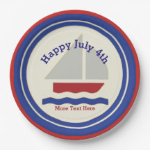 Nautical Juli 4th Paper Borden