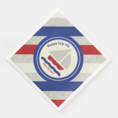 Nautical Julth 4th Paper Napkins Servet (Hoek)